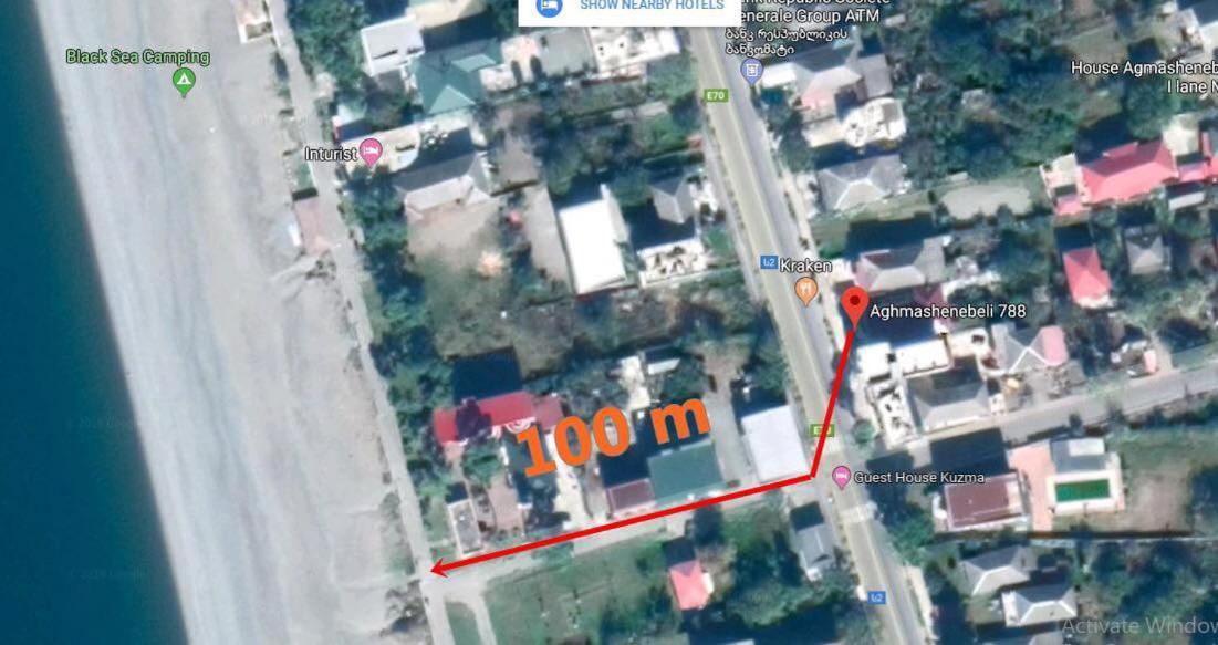 Guest House Kobuleti #788 Bagian luar foto